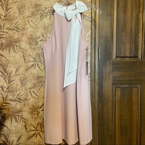 Vince Camuto soft pink NWT dress size 12. Mint condition.